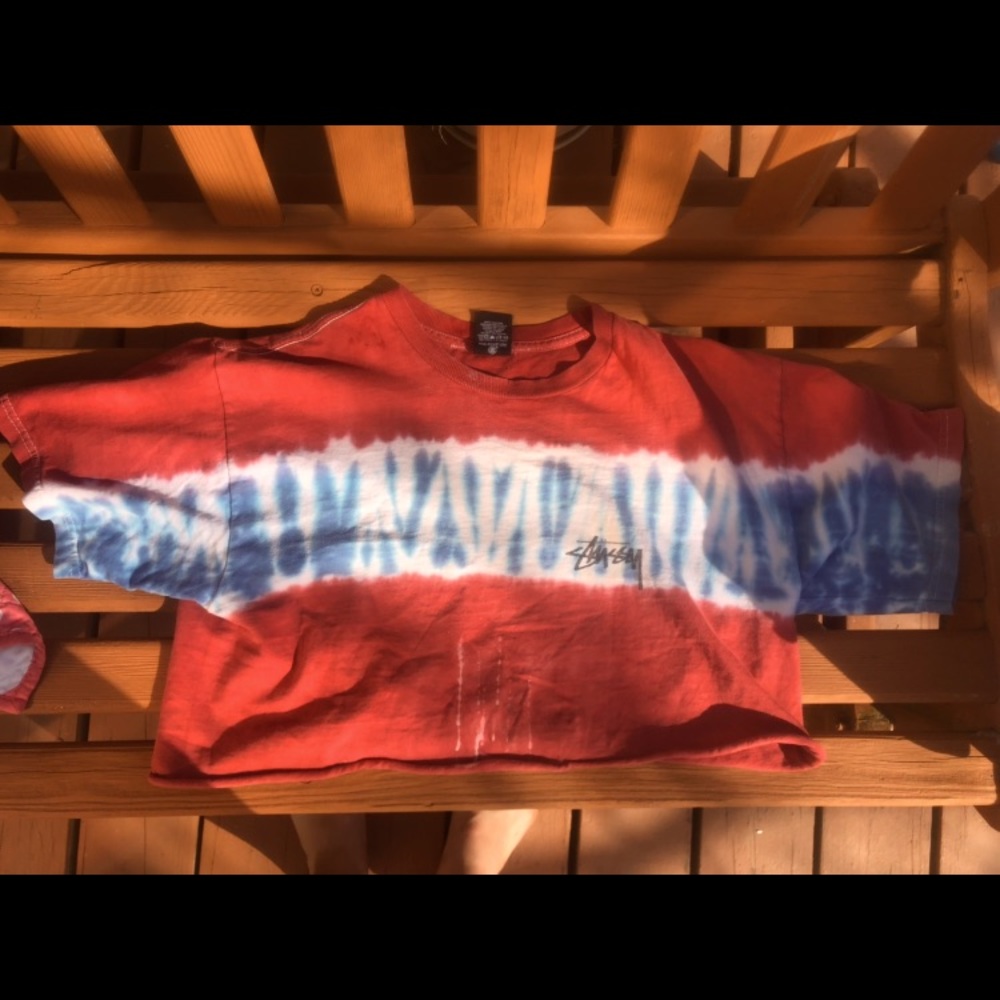 Stussy Tie-Dye Crop Top